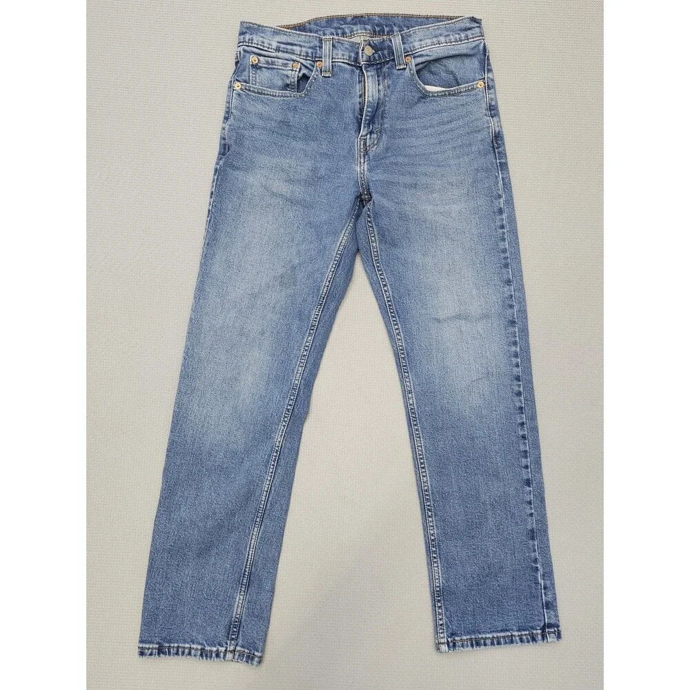 Levi Strauss 505 Red Tag Jeans Men's 32x30 Medium Blue Classic Fit Denim Pants